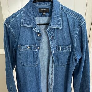Banana Republic Men's Denim Button Shirt Long Sleeve Medium